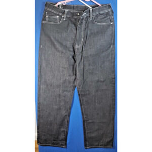 Ecko Unlimited Baggy-Fit Men's Denim Black Jeans Size 36 Y2K Hip-Hop